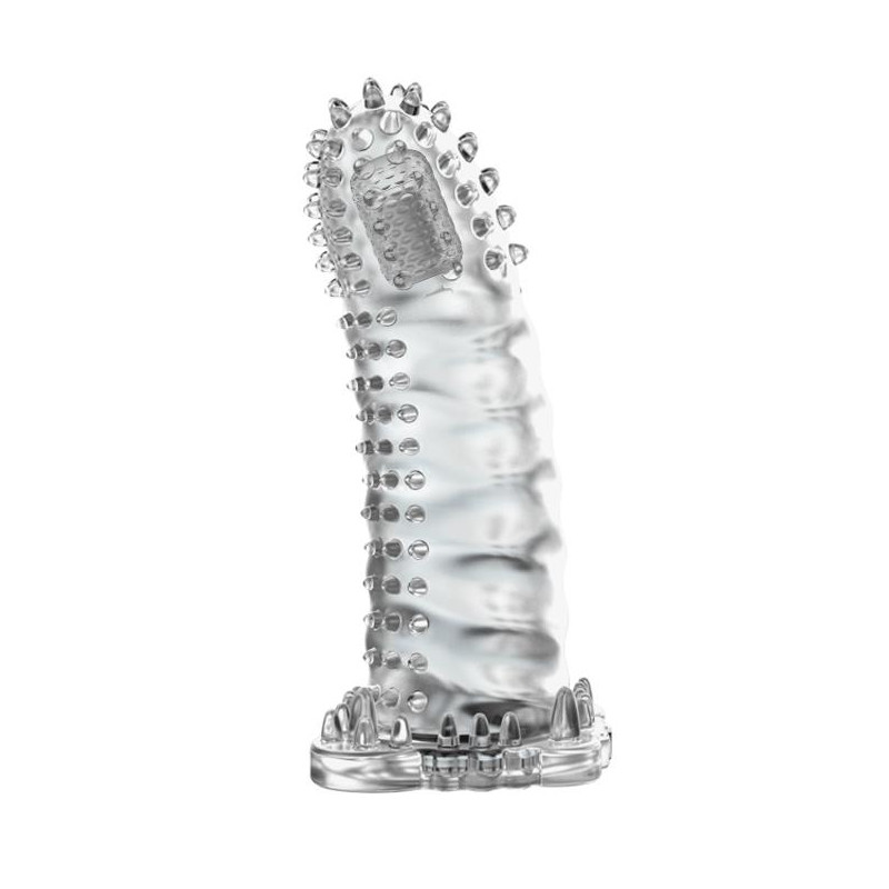Nakładka na penisa z kolcami przedłużająca 18cm